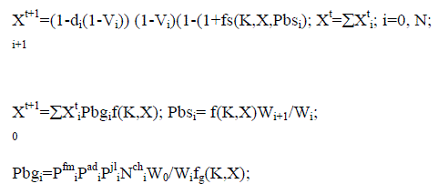 представляющая дискретный вариант модифицированного уравнения